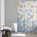 Tree leaves design bathroom shower curtains set